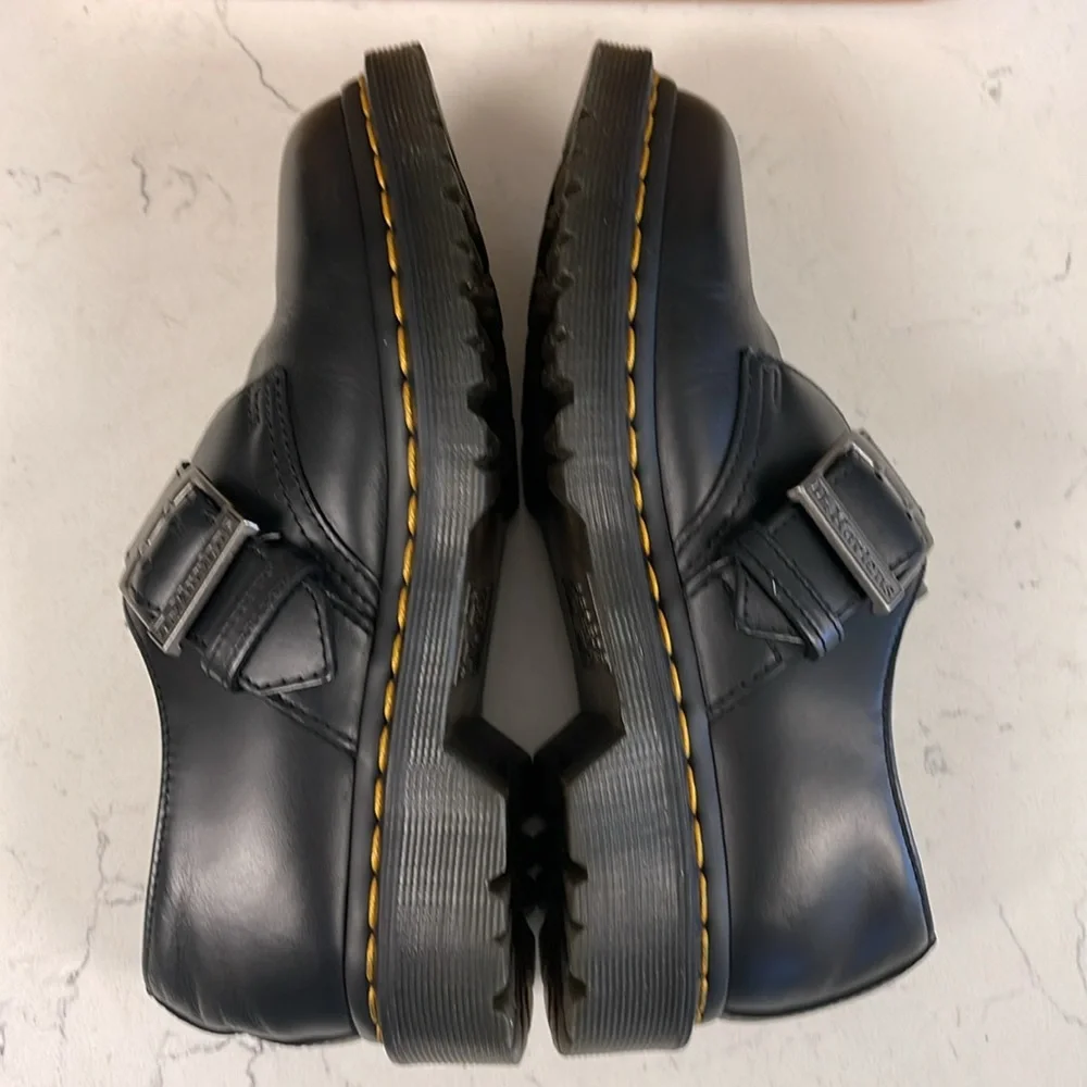 Dr. Martens 1461 BUCKLE PULL UP LEATHER OXFORD SHOES Size 6 - Picture 6 of 17